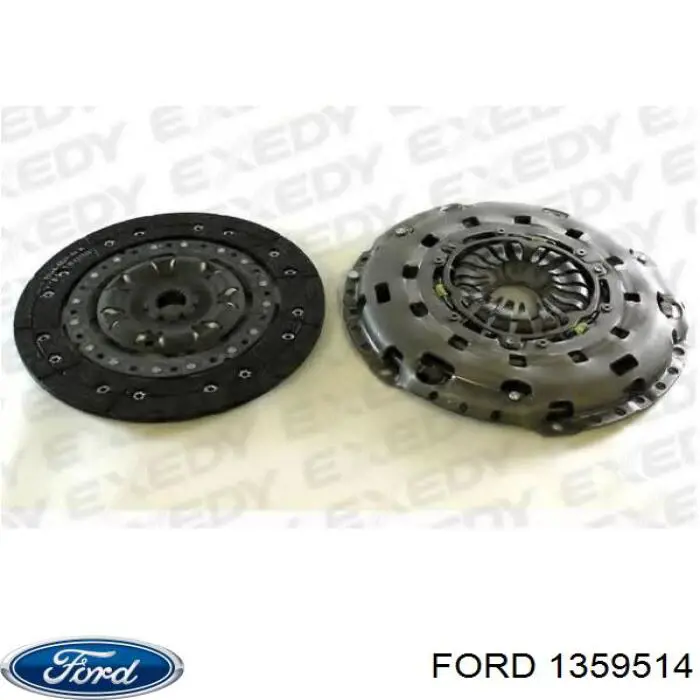 Compre 1359514 Ford Kit de embraiagem (3 peças)