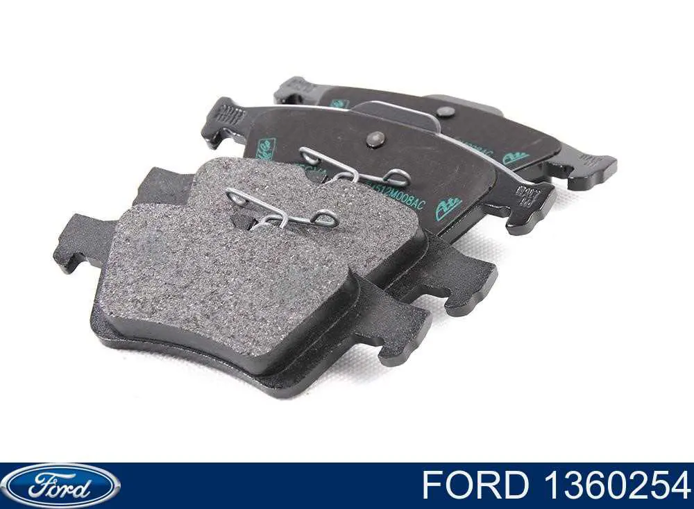 Compre 1360254 Ford Sapatas do freio traseiras de disco