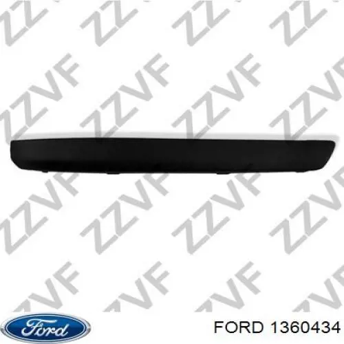 1360434 Ford Moldura esquerda do pára-choque traseiro