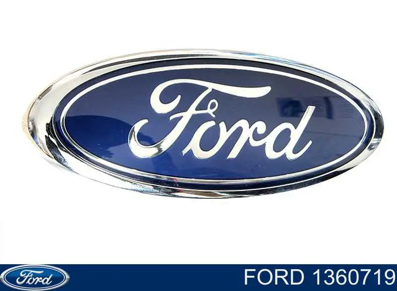 Compre 1360719 Ford Emblema de grelha do radiador