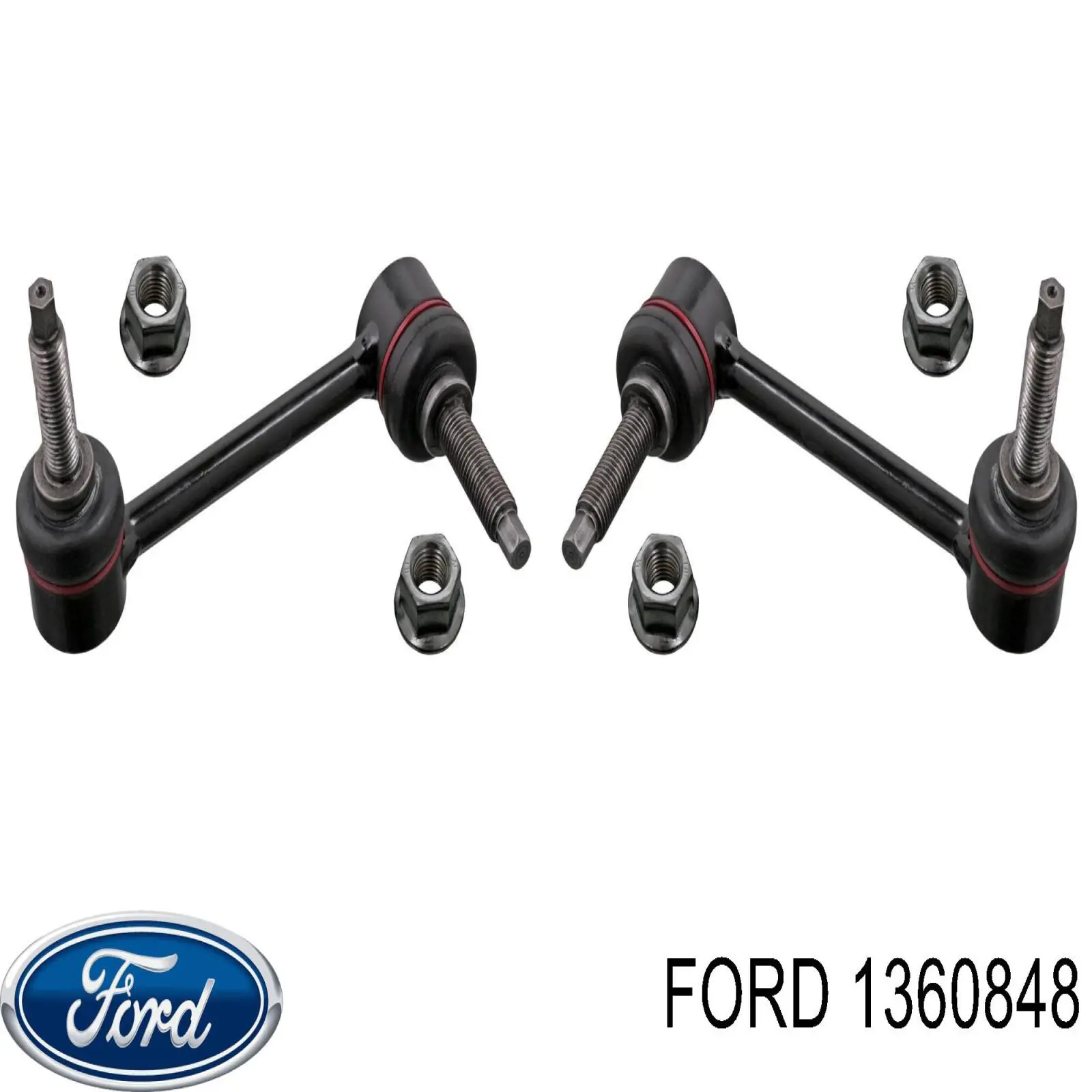 1360848 Ford Moldura de pára-brisas