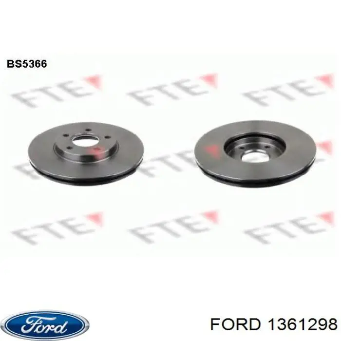 Compre 1361298 Ford Disco do freio dianteiro