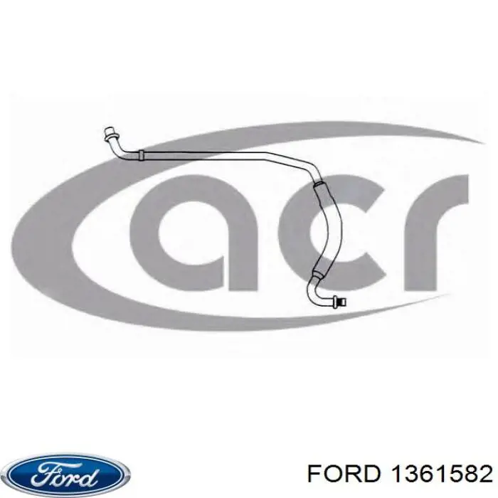 Mangueira de aparelho de ar condicionado, desde o radiador até o secador Ford 1361582 preço, a partir de 44,34 USD