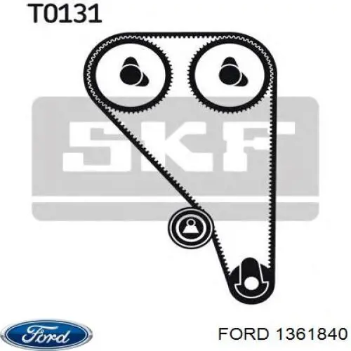 1361840 Ford Reguladora de tensão da correia do mecanismo de distribuição de gás