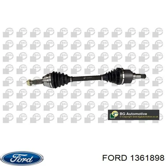 Compre 2S613B437BC Ford Semieixo (acionador) dianteiro esquerdo