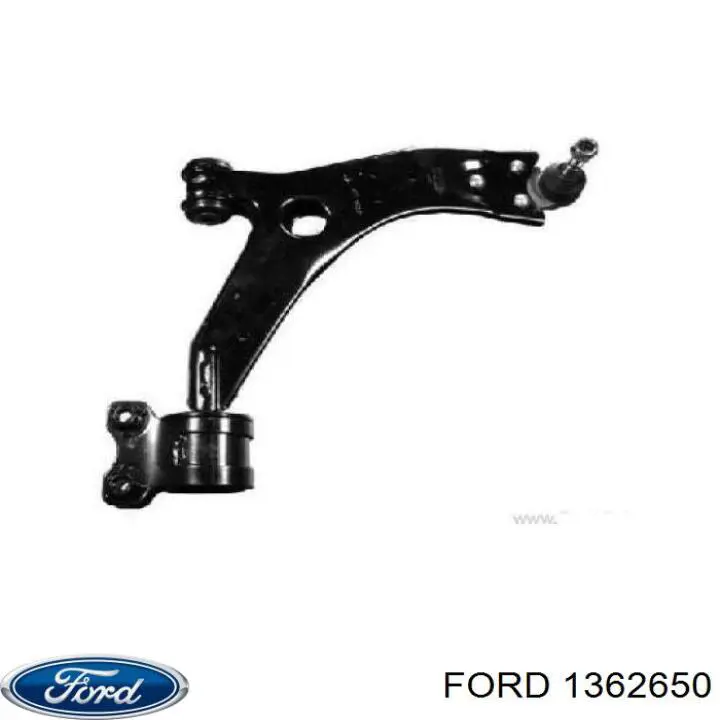 1362650 Ford Braço oscilante inferior direito de suspensão dianteira