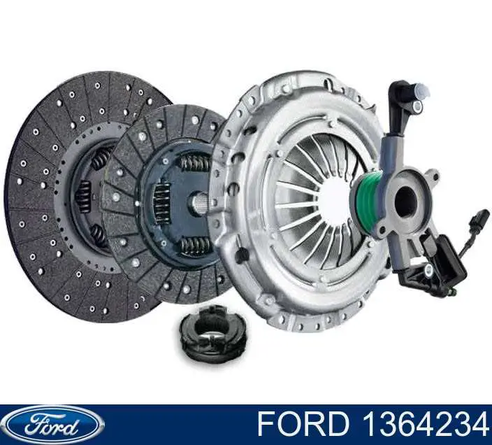 Compre 1364234 Ford Kit de embraiagem (3 peças)