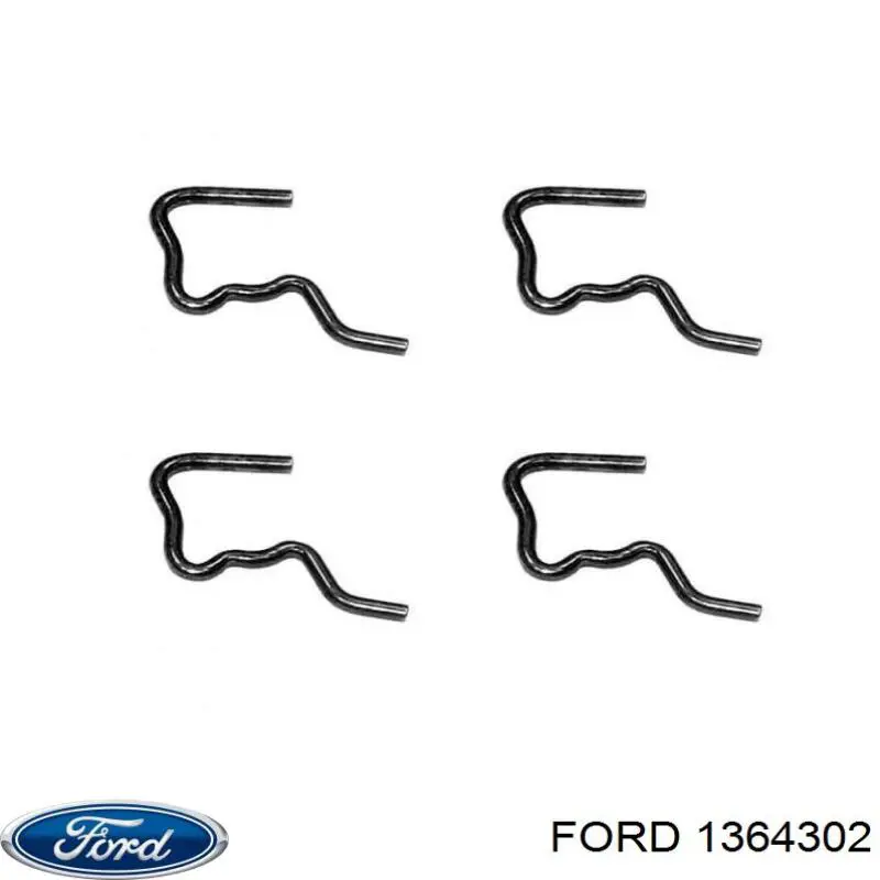 Compre 1364302 Ford Braçadeira de fixação de tubos de retorno de injetores