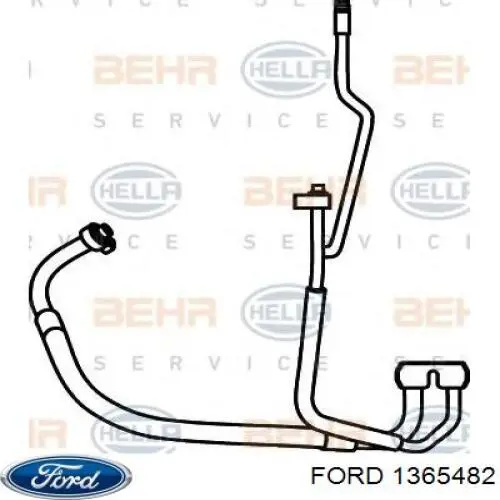 Mangueira de aparelho de ar condicionado, desde o compressor até o radiador Ford 4367069 preço, a partir de 61,44 USD