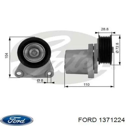 Compre 1371224 Ford Reguladora de tensão da correia de transmissão