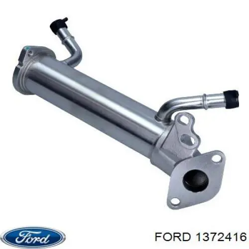 Radiador do sistema EGR de recirculação dos gases de escape 6C1Q9F464AF Fiat/Alfa/Lancia
