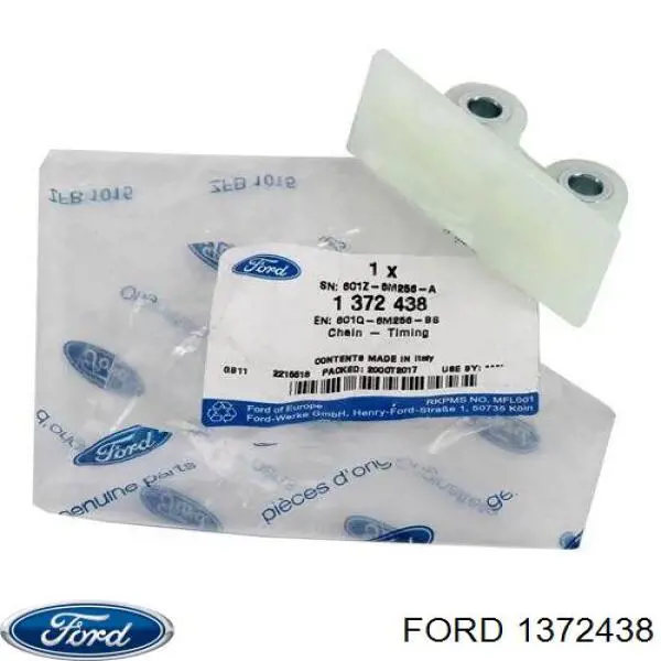 1372438 Ford Amortecedor de cadeia do mecanismo de distribuição de gás, superior
