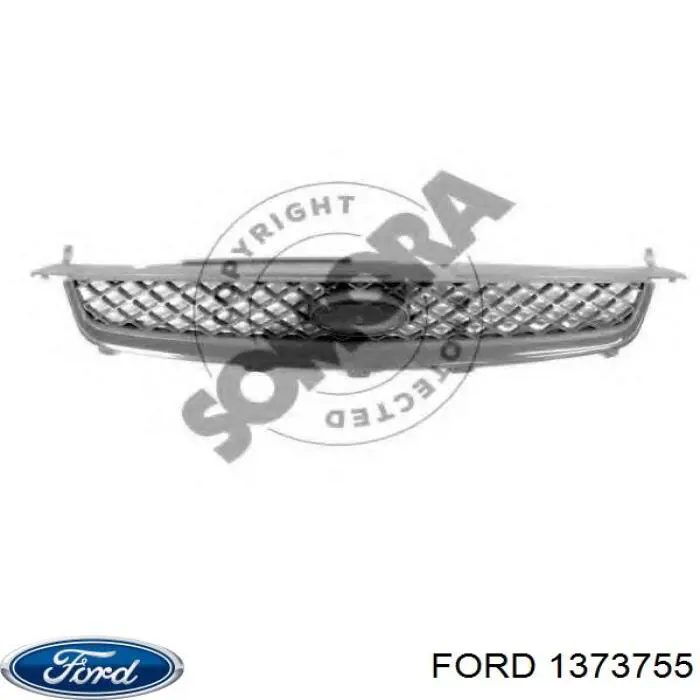 Grelha do radiador Ford 1373755 preço, a partir de 43,94 USD