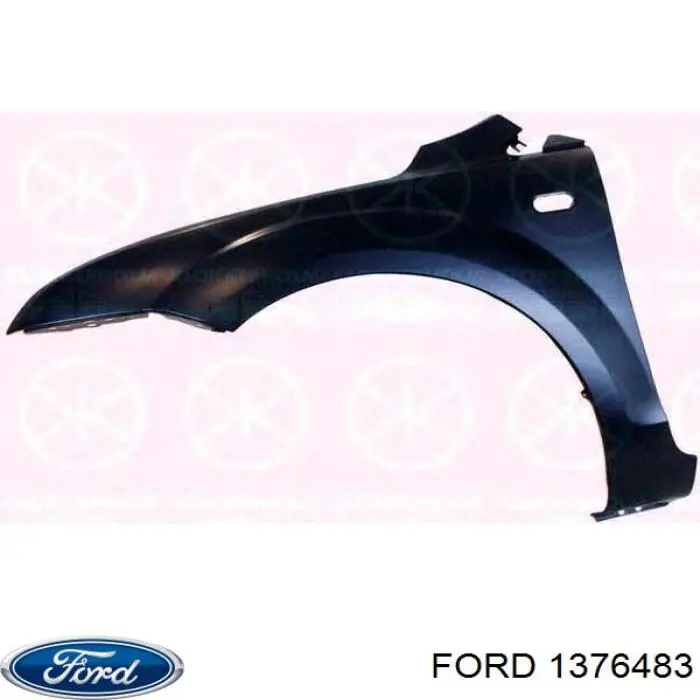 1376483 Ford Pára-lama dianteiro direito