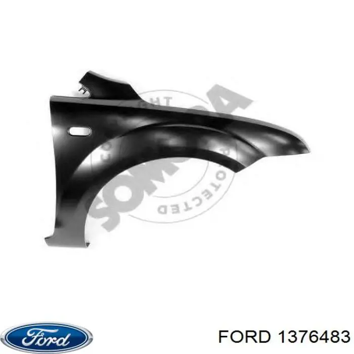Pára-lama dianteiro direito Ford 1376483 preço, a partir de 100,91 USD