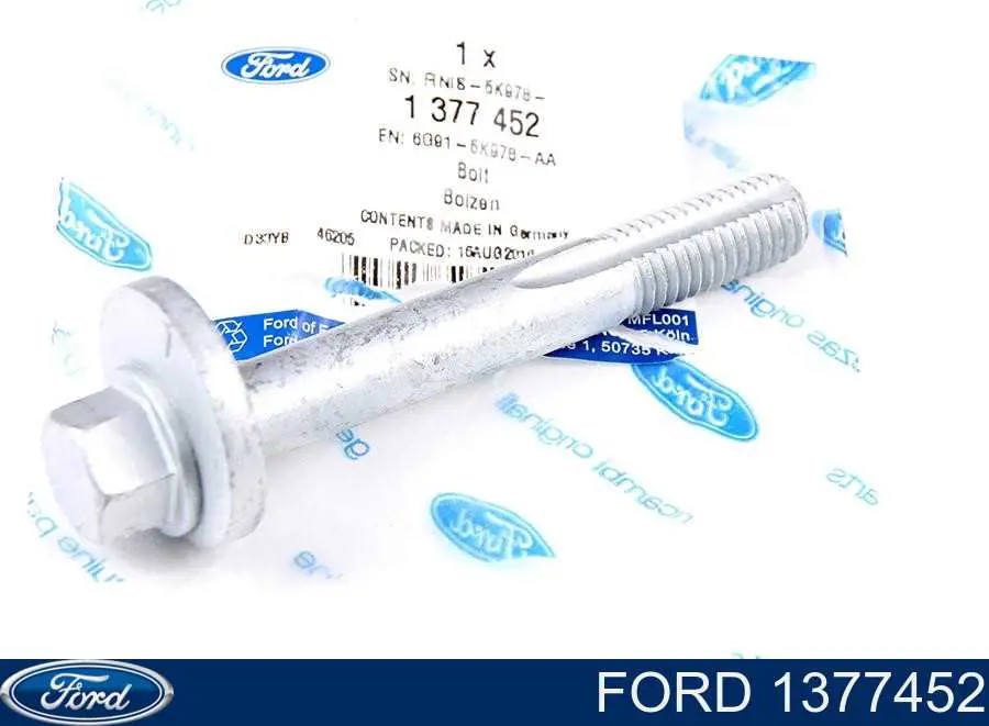 Compre 1377452 Ford Parafuso de fixação do braço oscilante inferior traseiro, interno