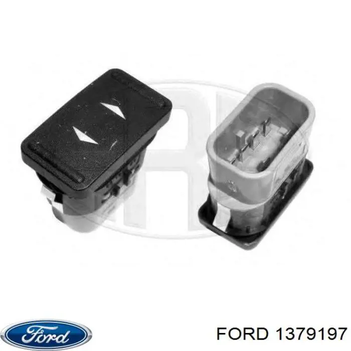 1379197 Ford Botão dianteiro direito de ativação de motor de acionamento de vidro
