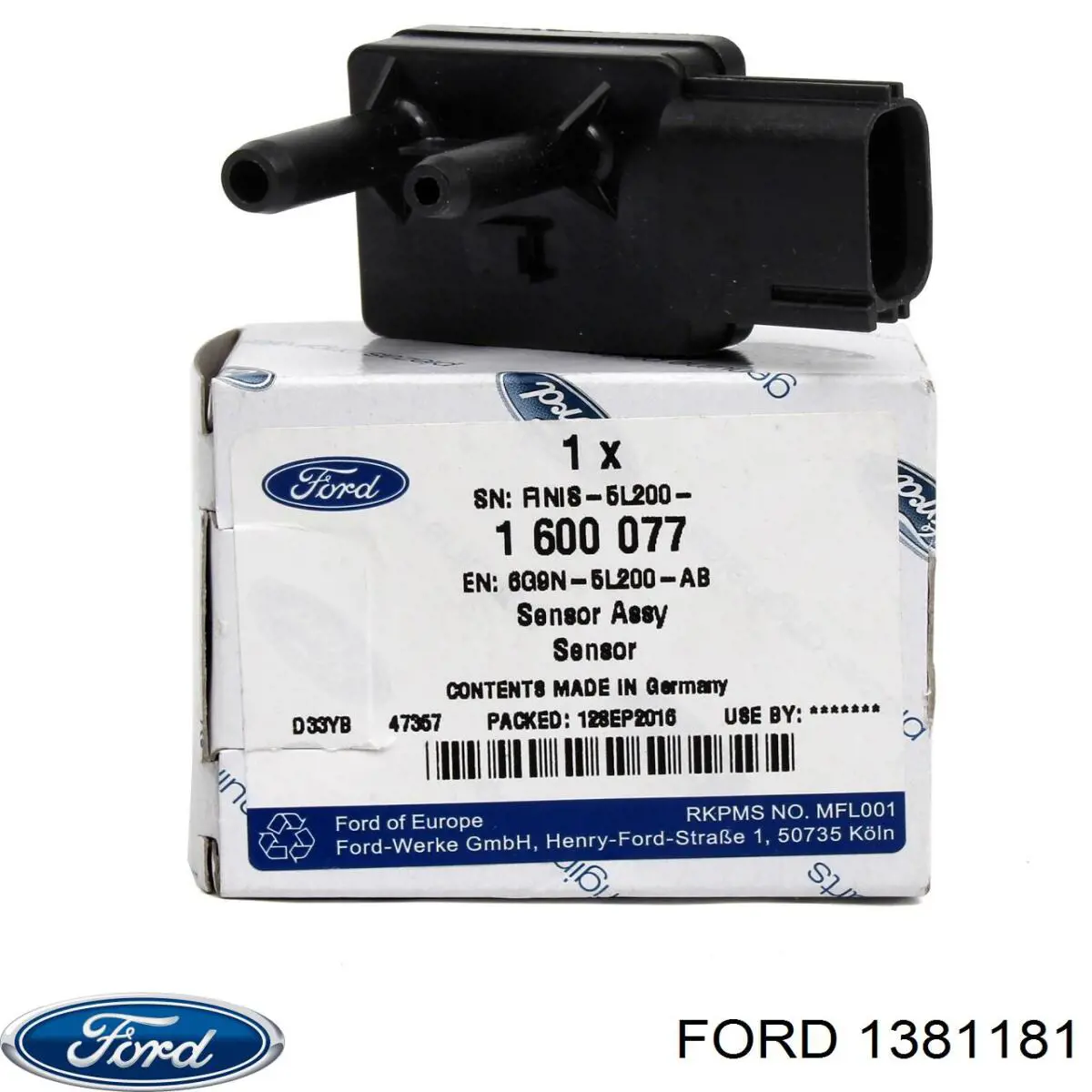 Sensor de temperatura dos gases de escape (GE), até o catalisador Ford 1381181 preço, a partir de 71,63 USD