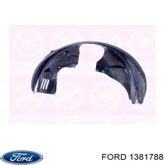 Compre 1381788 Ford Guarda-barras esquerdo do pára-lama dianteiro