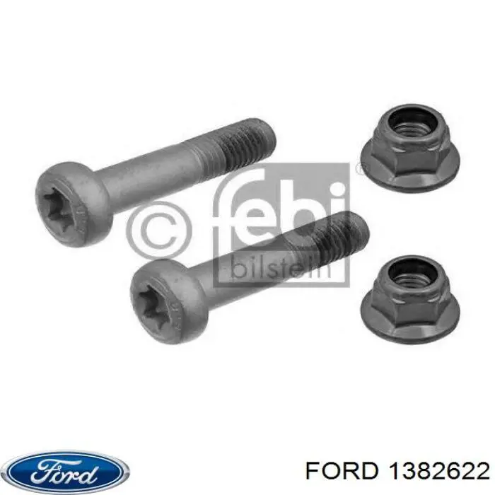Compre 1382622 Ford Parafuso de fixação do braço oscilante superior traseiro, interno