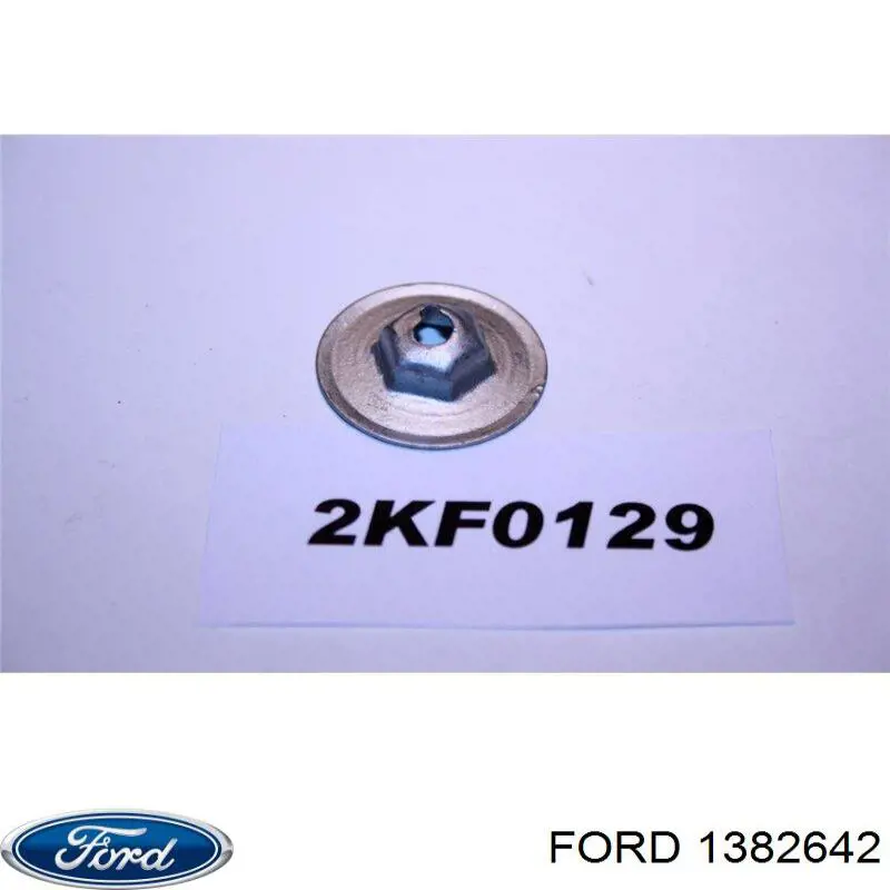 1382642 Ford Porca do escudo térmico do sistema de escape