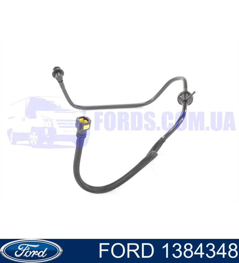 1384348 Ford Tubo de impulsionador de vácuo dos freios