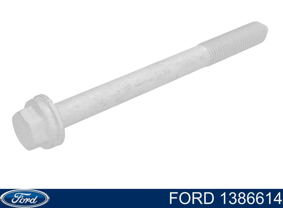 1386614 Ford Parafuso de fixação de braço oscilante dianteiro, inferior