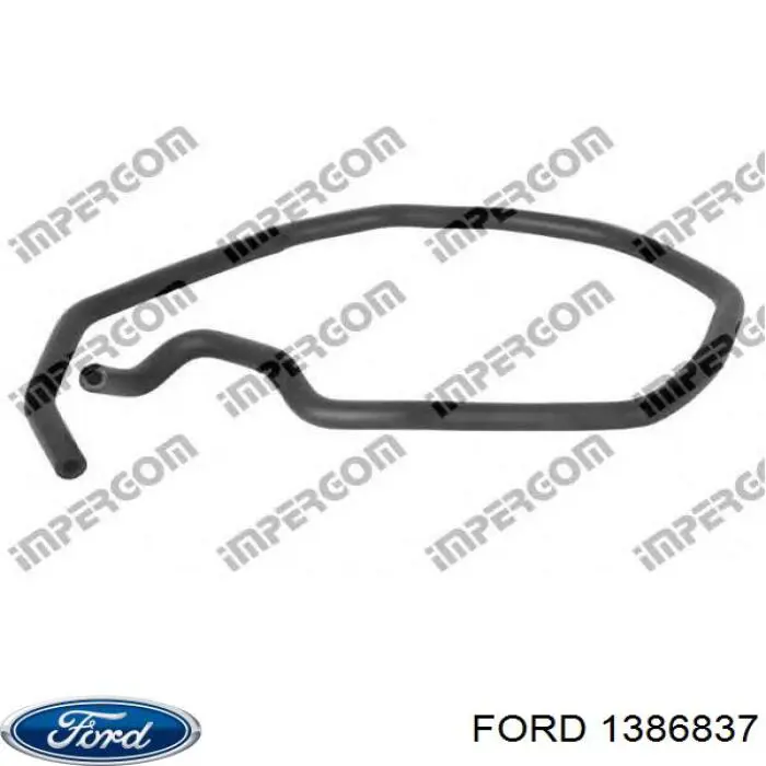 Compre 1386837 Ford Mangueira inferior do tanque de expansão