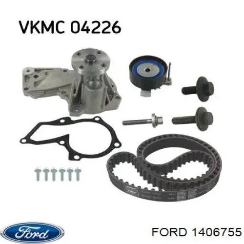 1406755 Ford Parafuso da polia de cambota