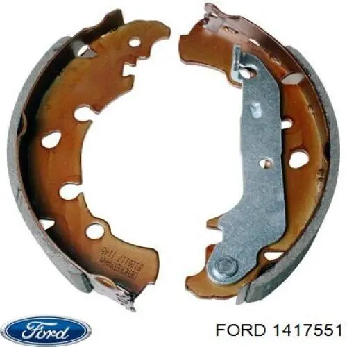 Compre 1417551 Ford Sapatas do freio traseiras de tambor
