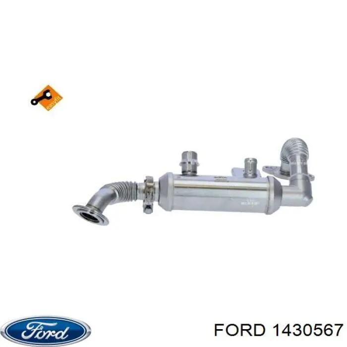 1430567 Ford Radiador do sistema EGR de recirculação dos gases de escape
