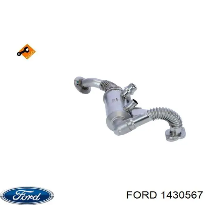Radiador do sistema EGR de recirculação dos gases de escape Ford 1430567 preço, a partir de 57,89 USD
