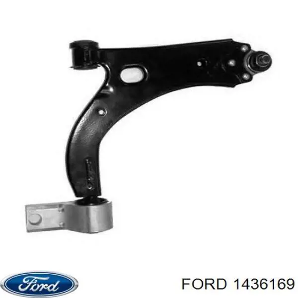 1436169 Ford Braço oscilante inferior direito de suspensão dianteira