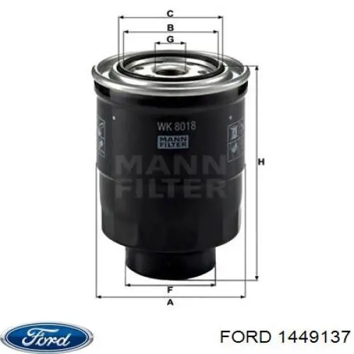  Ford 1449137 preço, a partir de 5,50 USD