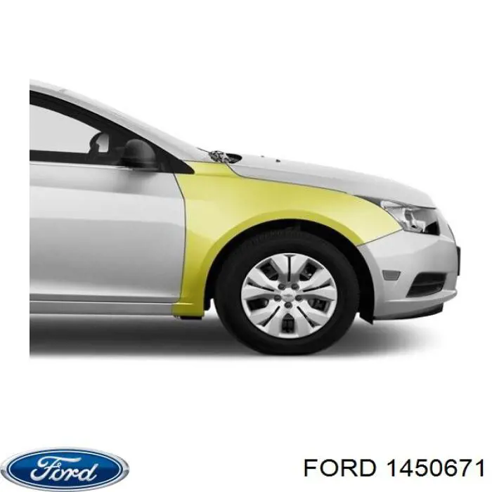 Pára-lama dianteiro direito para Ford Ranger  ET