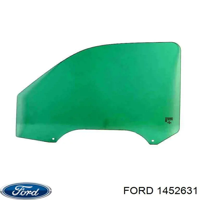 1452631 Ford Vidro da porta dianteira esquerda