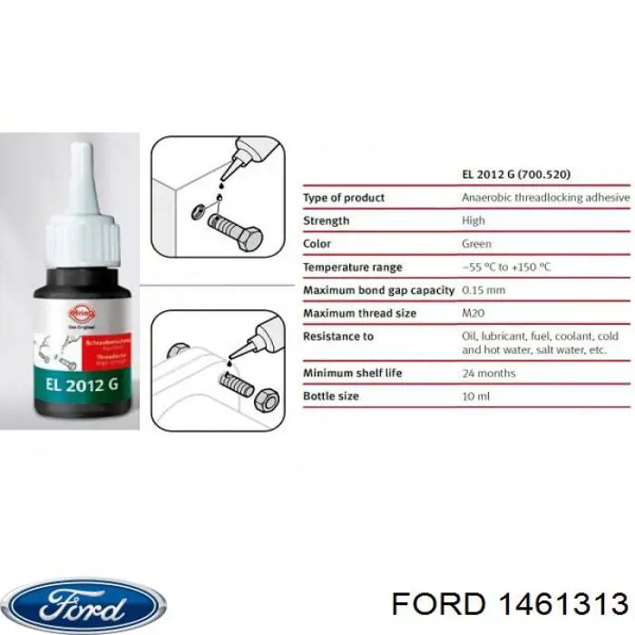 Meio para a fixação de parafusos Elring 700520 preço, a partir de 11,06 USD
