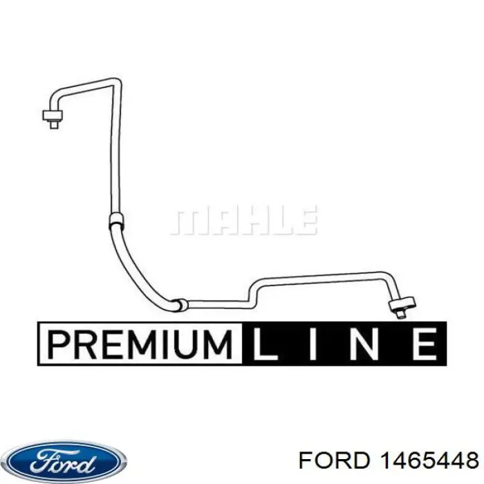 Compre 1465448 Ford Mangueira de aparelho de ar condicionado, desde o vaporizador traseiro até o compressor