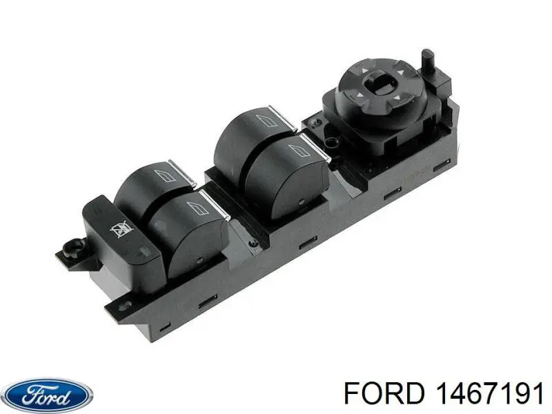 1467191 Ford Unidade de botões dianteira esquerda de controlo de elevador de vidro