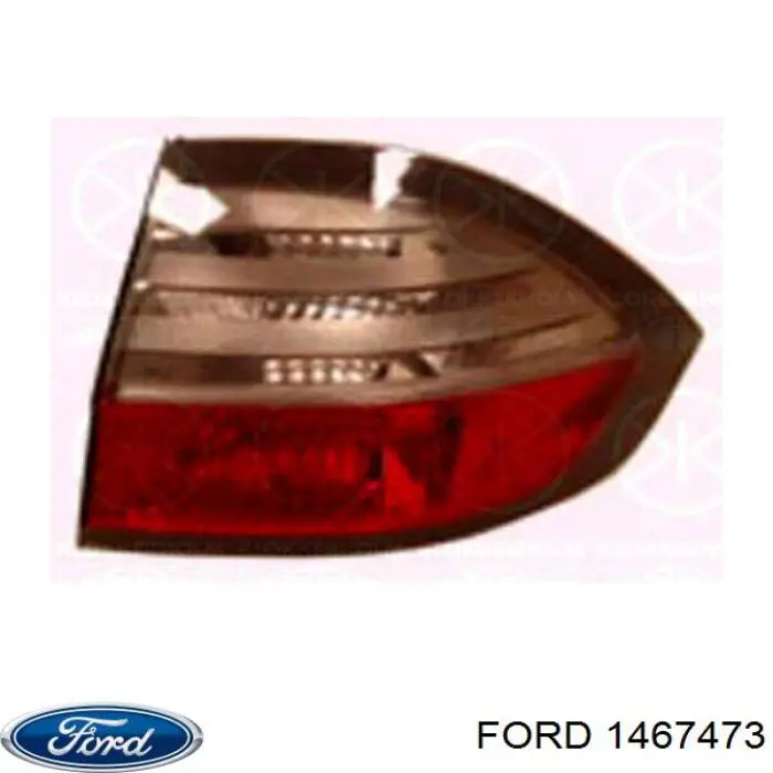 1467473 Ford Lanterna traseira esquerda externa