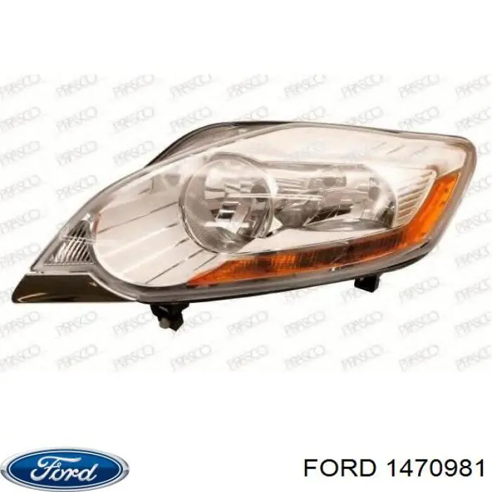 1470981 Ford Braçadeira de fixação da bucha de estabilizador dianteiro