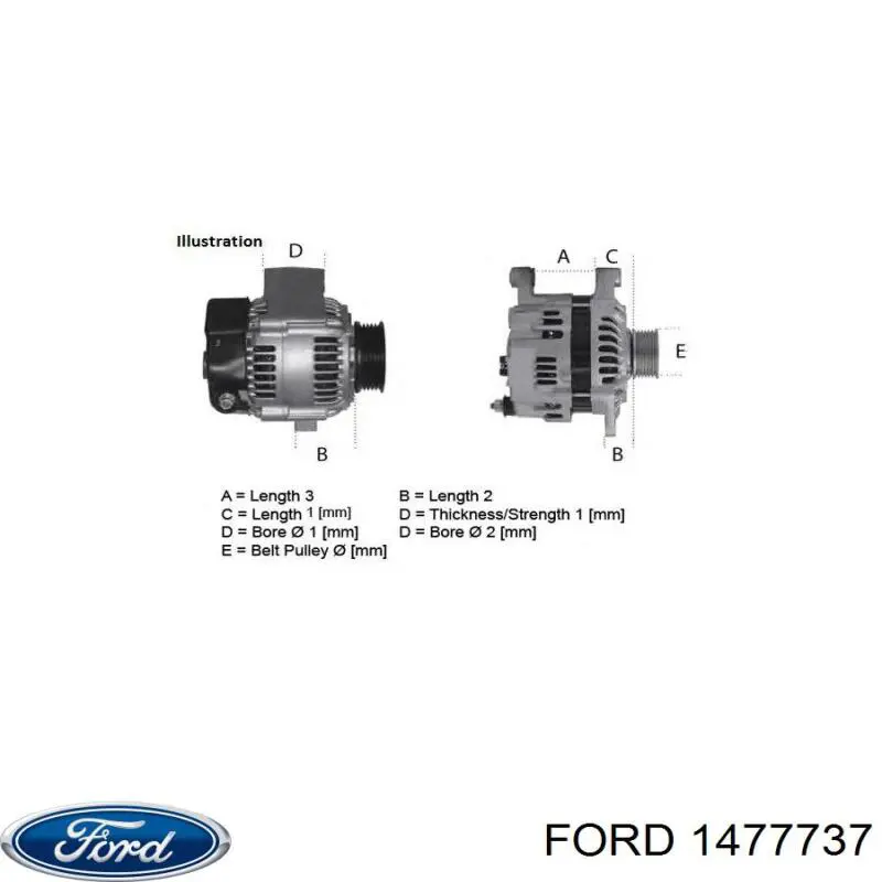 Compre 1477737 Ford Gerador