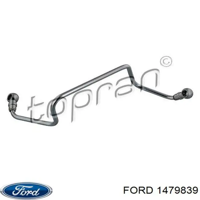 Compre 1479839 Ford Tubo (mangueira) de fornecimento de óleo de turbina