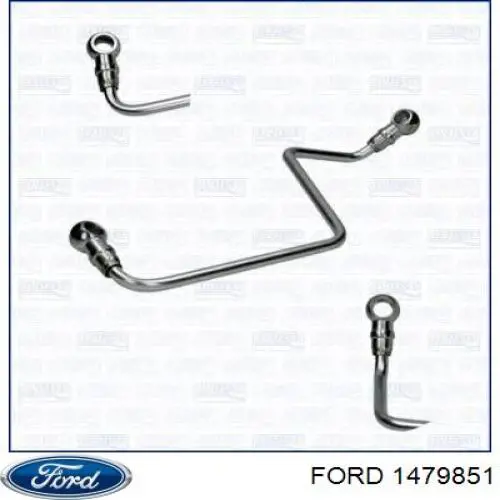 Compre 1479851 Ford Tubo (mangueira) de fornecimento de óleo de turbina