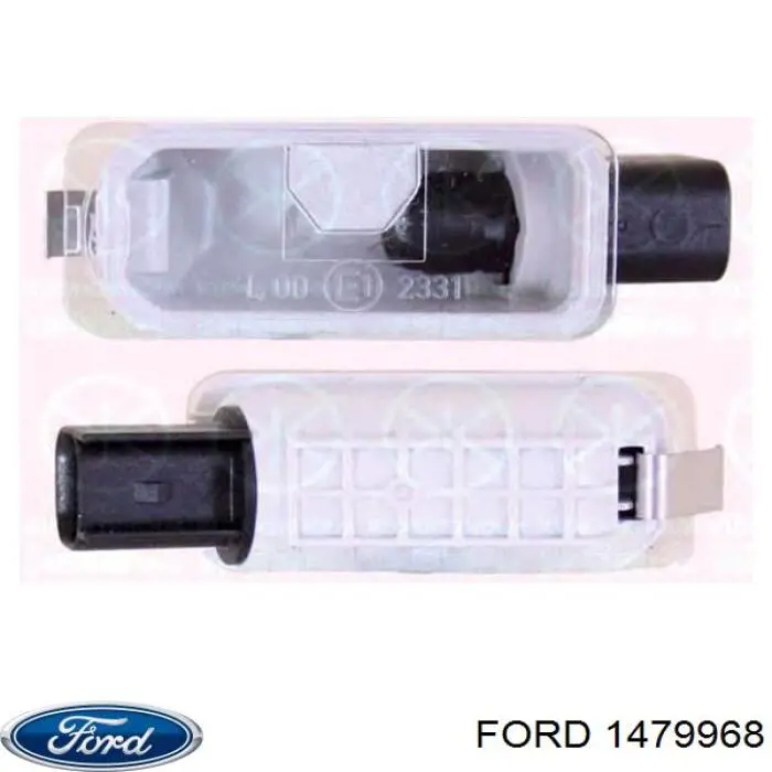 1479968 Ford Lanterna da luz de fundo de matrícula traseira