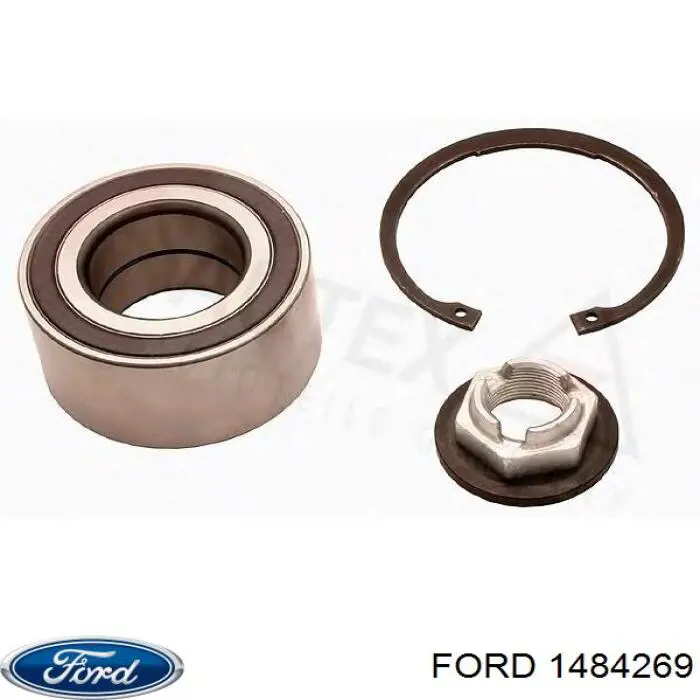 1484269 Ford Rolamento de cubo dianteiro