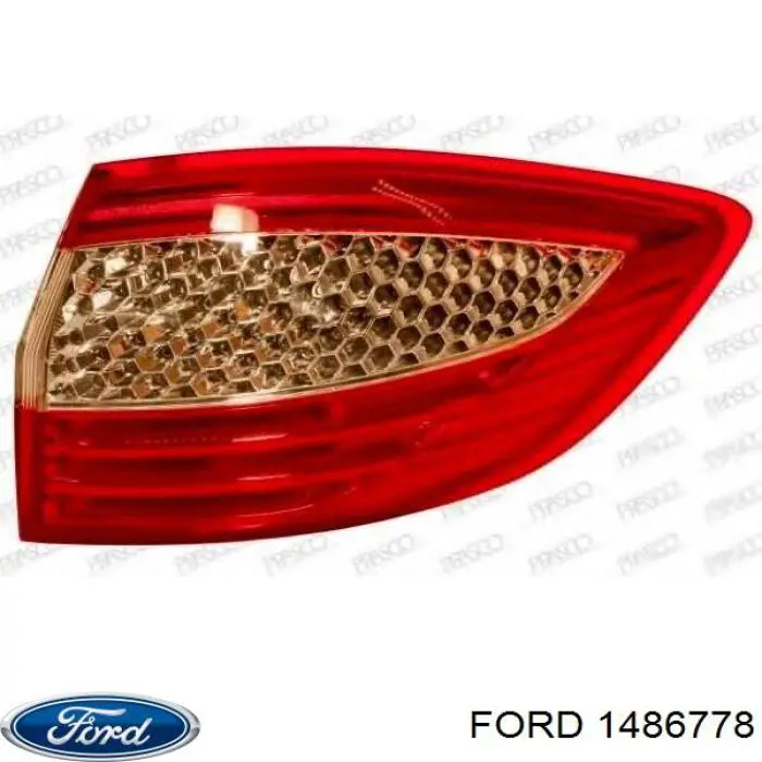 1486778 Ford Lanterna traseira direita externa