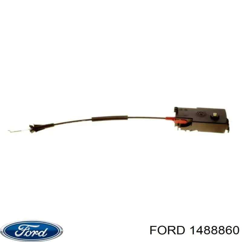 8T16V266A63CA Ford Maçaneta interna esquerda da porta dianteira