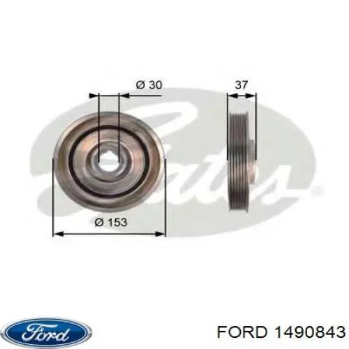 Compre 30725270 Volvo Polia de cambota