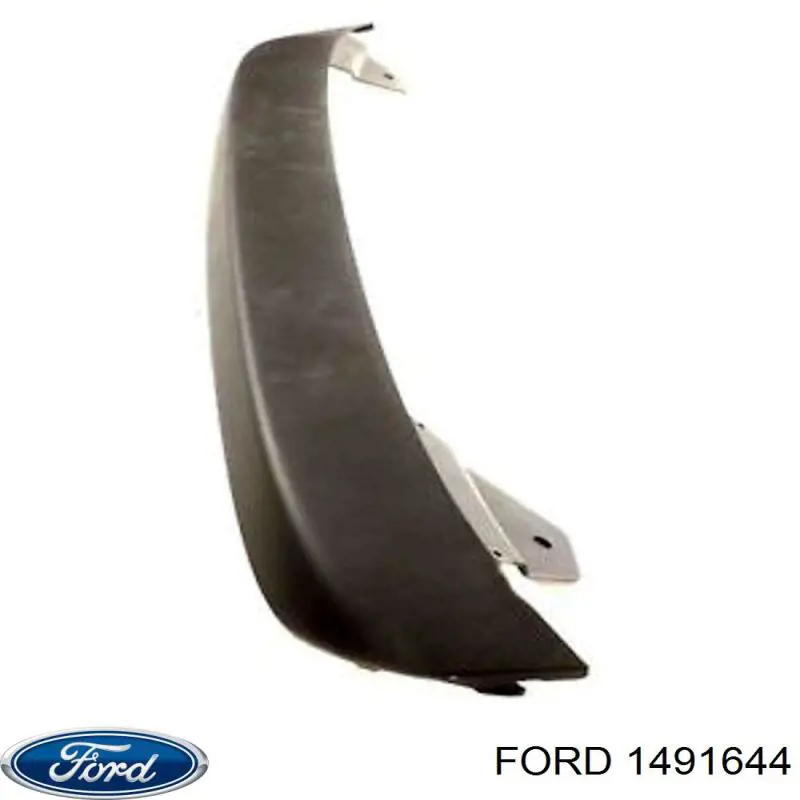 1491644 Ford Placa sobreposta do pára-choque traseiro